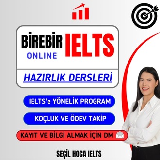 12 Derslik IELTS Bire Bir Eğitim Paketi