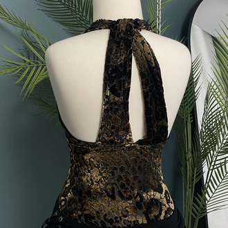 Velvet Burnout Bodysuit