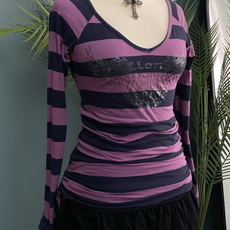 Wing Graphic Long Sleeve Top 