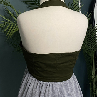 Halter Vest Babydoll Dress /Tunic