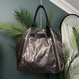 Metallic Tote