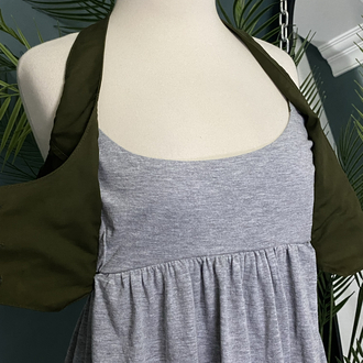 Halter Vest Babydoll Dress /Tunic