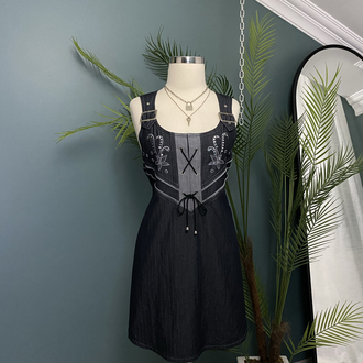 Lace-Up Pinafore