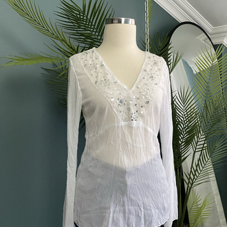 Du Se Sequin Blouse