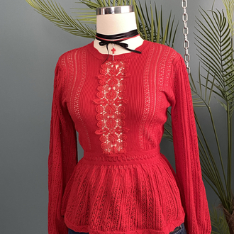 Peplum Knit