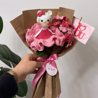 Hello kitty ve Unutma beni çiçeği
