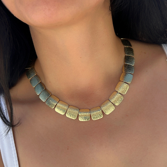 Premium seri tasarım choker pul kolye