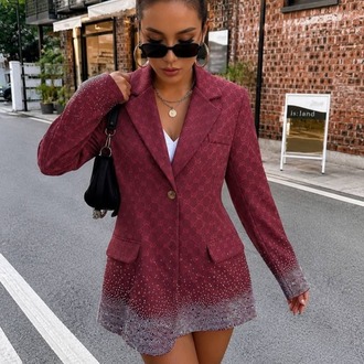 Işıltılı Blazer Elbise – Şehir Şıklığı