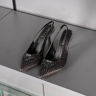 PRADA MİLANO TOPUKLU AYAKKABI