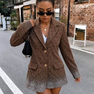 Işıltılı Blazer Elbise – Şehir Şıklığı