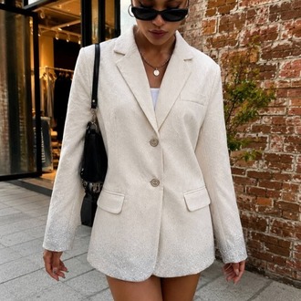 Işıltılı Blazer Elbise – Şehir Şıklığı