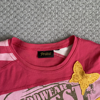 Vintage Y2K Protest Baby Tee