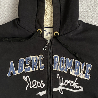 Vintage 2000s Fur Abercrombie Zip Hoodie