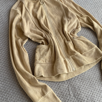 Vintage Y2K Baddie Fur Zip Kapüşonlu
