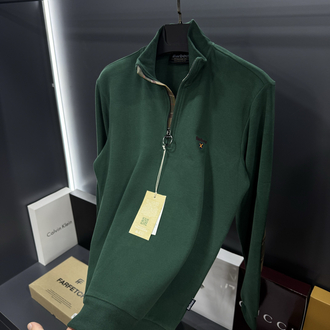 Barbour Premium Yarım Fermuar Sweatshirt