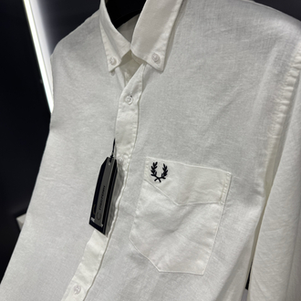 Fred Perry Premium Ham Keten Gömlek