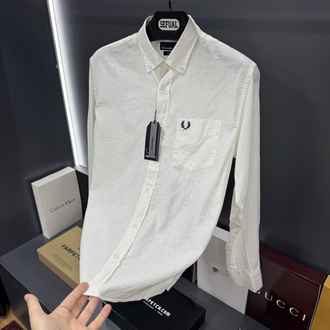 Fred Perry Premium Ham Keten Gömlek