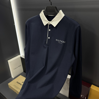TH Premium Polo Yaka Sweatshirt (lacivert)