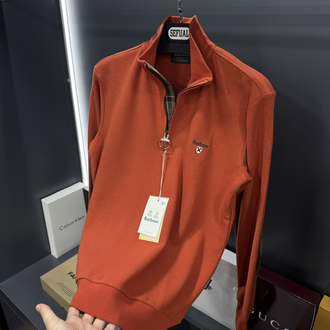 Barbour Premium Yarım Fermuar Sweatshirt