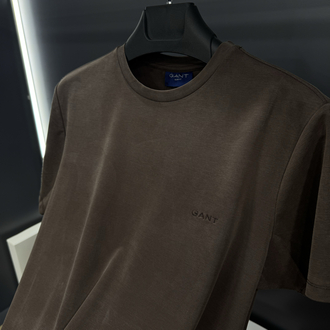 Gnt Premium T-Shirt (yıkamalı kumaş) kahve