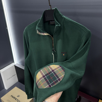 Barbour Premium Yarım Fermuar Sweatshirt