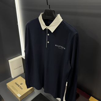 TH Premium Polo Yaka Sweatshirt (lacivert)