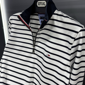 TH Premium Yarım Fermuar Sweatshirt