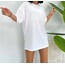 Ünisex Düz Oversize T-shirt 
