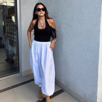 Halter Yaka Siyah Basic Atlet 