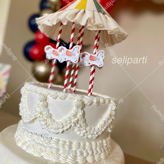 Sirk Temalı Pasta Süsü