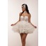 Lakshmi Bridal – Beyaz Tüylü Couture Mini Elbise