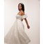 Maia Bridal – Beyaz Dantelli Midi Elbise