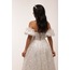 Maia Bridal – Beyaz Dantelli Midi Elbise