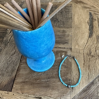 Turquoise Seashell Bracelet