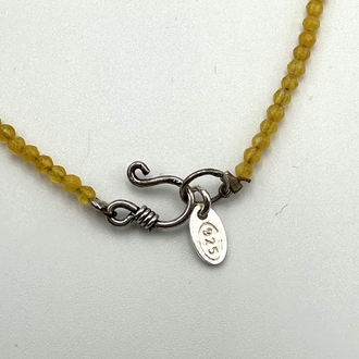 Yellow Quartz Charm Bracelet