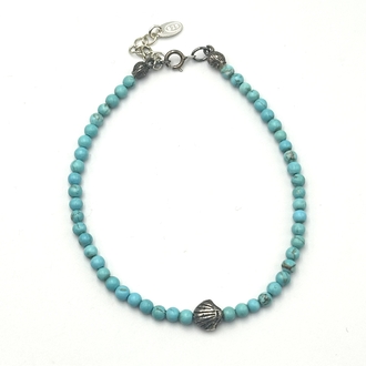 Turquoise Seashell Bracelet
