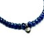 Sapphire Bracelet with Heart Charm