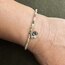 Tourmaline Bracelet with Flower Charm