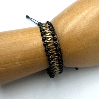 Black Onyx Rope Bracelet