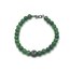 Amazonite Bracelet with Pave Diamond Ball