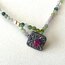 Tourmaline Bracelet with Flower Charm