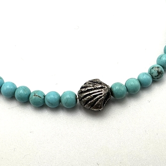 Turquoise Seashell Bracelet