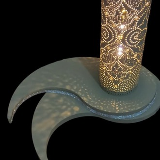 PVC ELİŞİ, LEDLİ , AHŞAP TABLALI LAMBADER