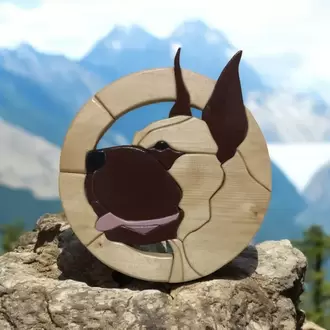 İNTERSİA AHŞAP BULL DOG