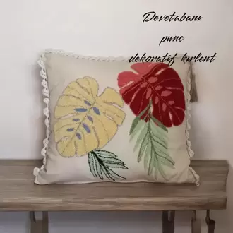 EL İŞİ PUNC İŞLEME DEKORATİF KIRLENT