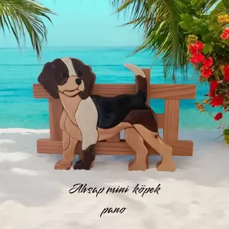 İNTERSİA AHŞAP ÇİTLİ  KÖPEK