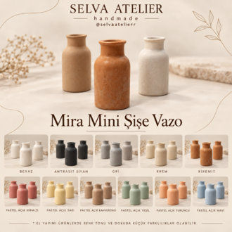 Mira Mini Şişe Vazo