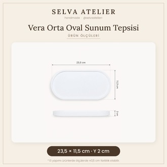 Vera Orta Oval Sunum Tepsisi