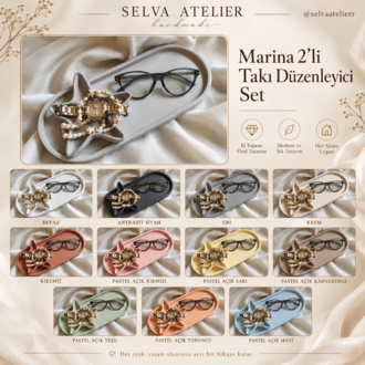Marina 2’li Takı Düzenleyici Set