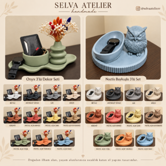 Noctis Baykuşlu 3’lü Set